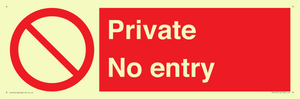 Private No Entry